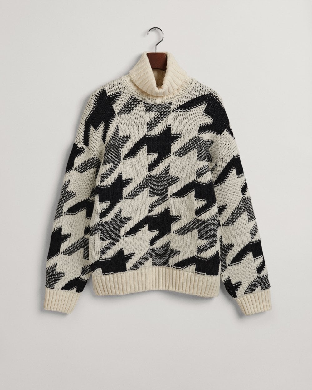 Gant Houndstooth Rollneck Sweater