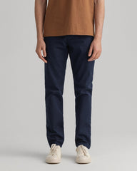Hallden Slim Fit Twill Chinos