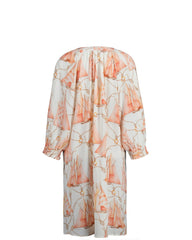 Sailing Print V-Neck Dress