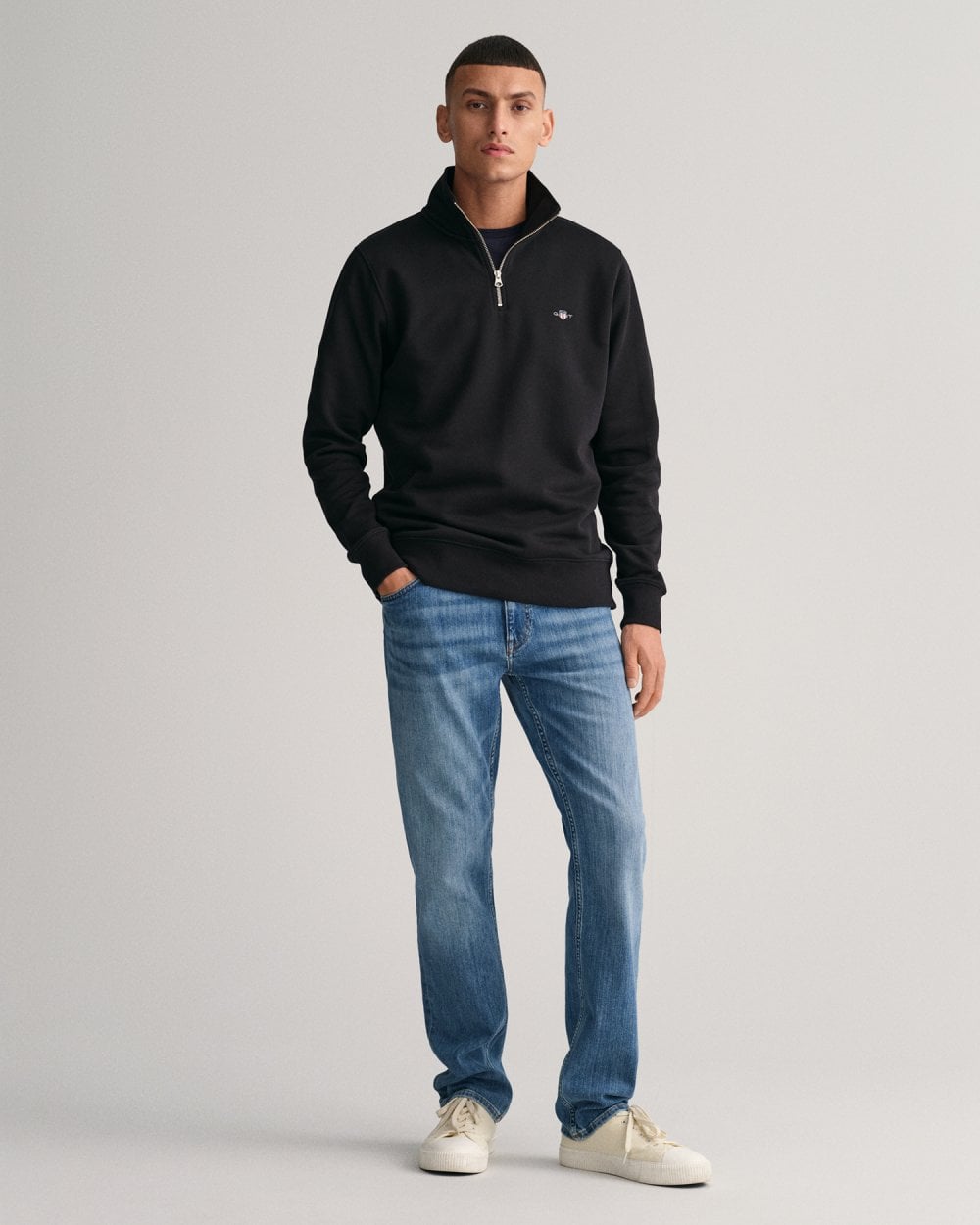 Gant Shield Half-Zip Sweatshirt