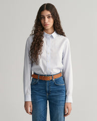 Regular Fit Striped Poplin Shirt