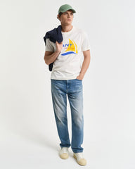 GRAPHIC SS T-SHIRT Beige / S