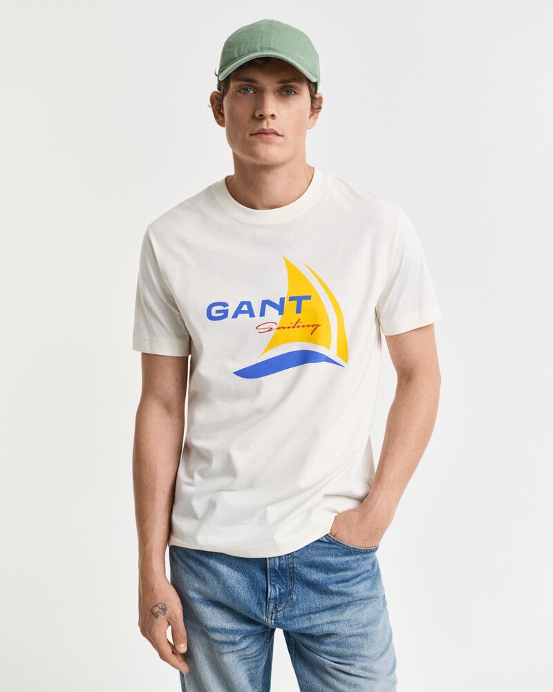 GRAPHIC SS T-SHIRT Beige / S