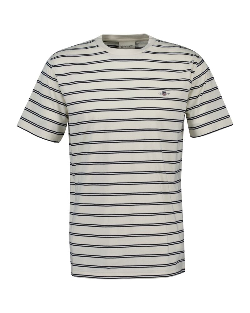 STRIPED SS TSHIRT Beige / S