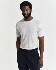 LINEN SS TSHIRT Beige / S