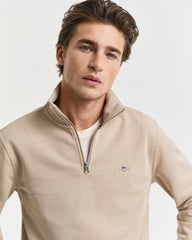 REG SHIELD HALF ZIP SWEAT Brown / S