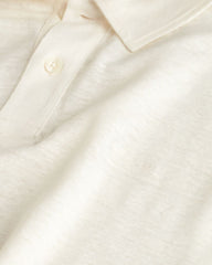 LINEN SS POLO Beige / S