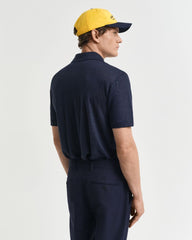 LINEN SS POLO Blue / S