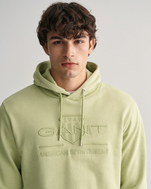 Gant Tonal Shield Hoodie