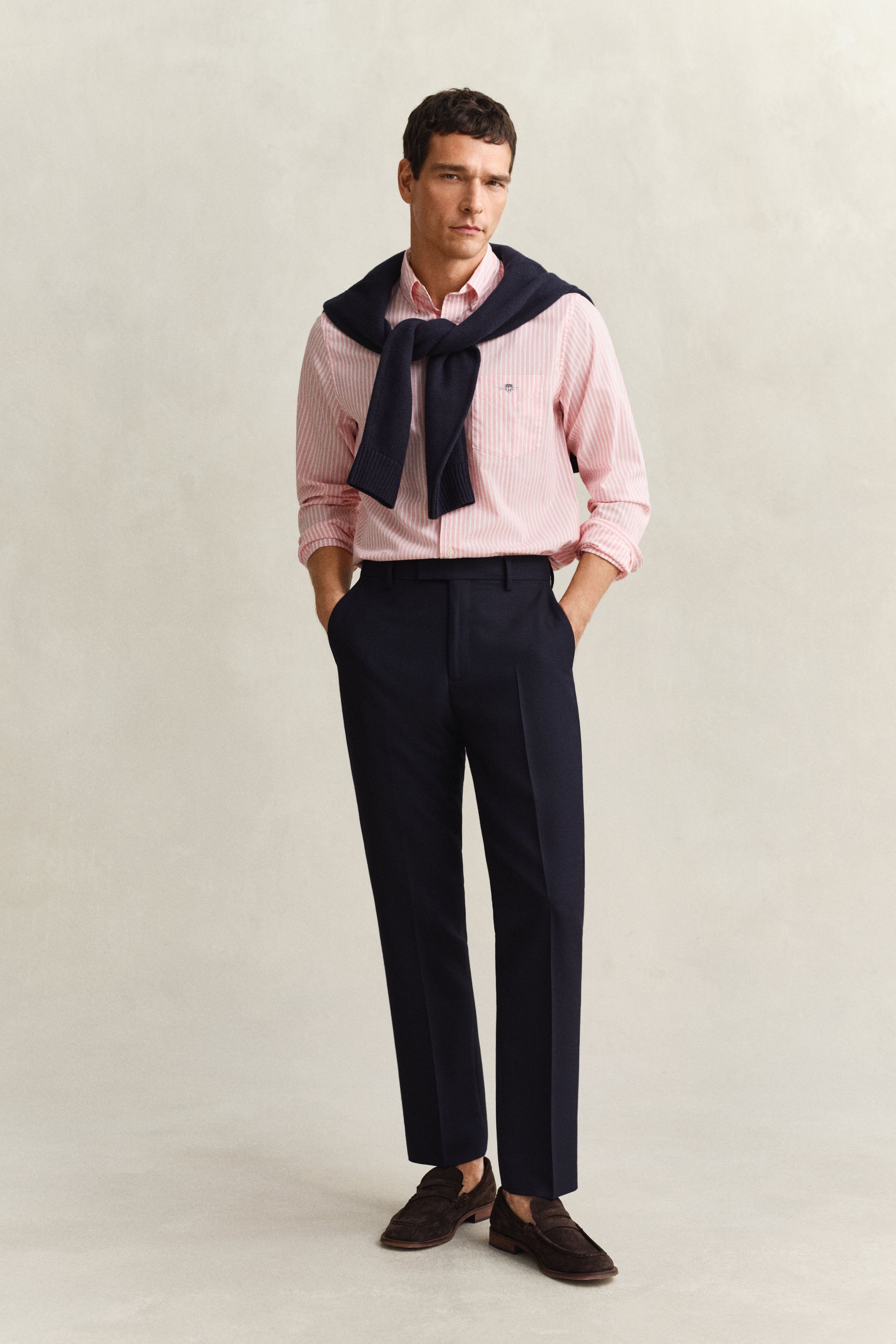 Regular Classic Poplin Stripe Shirt