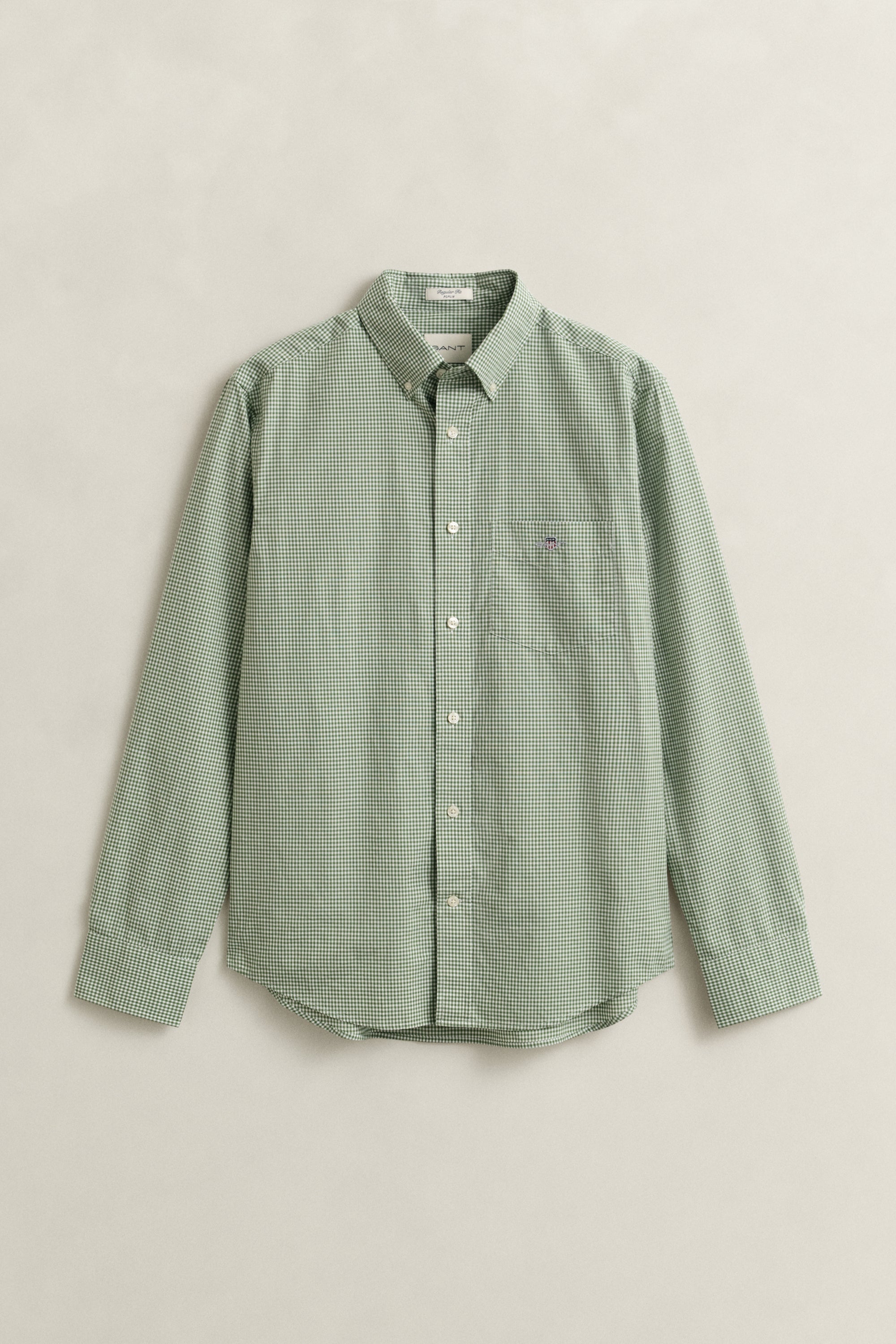 Regular Classic Poplin Gingham Shirt