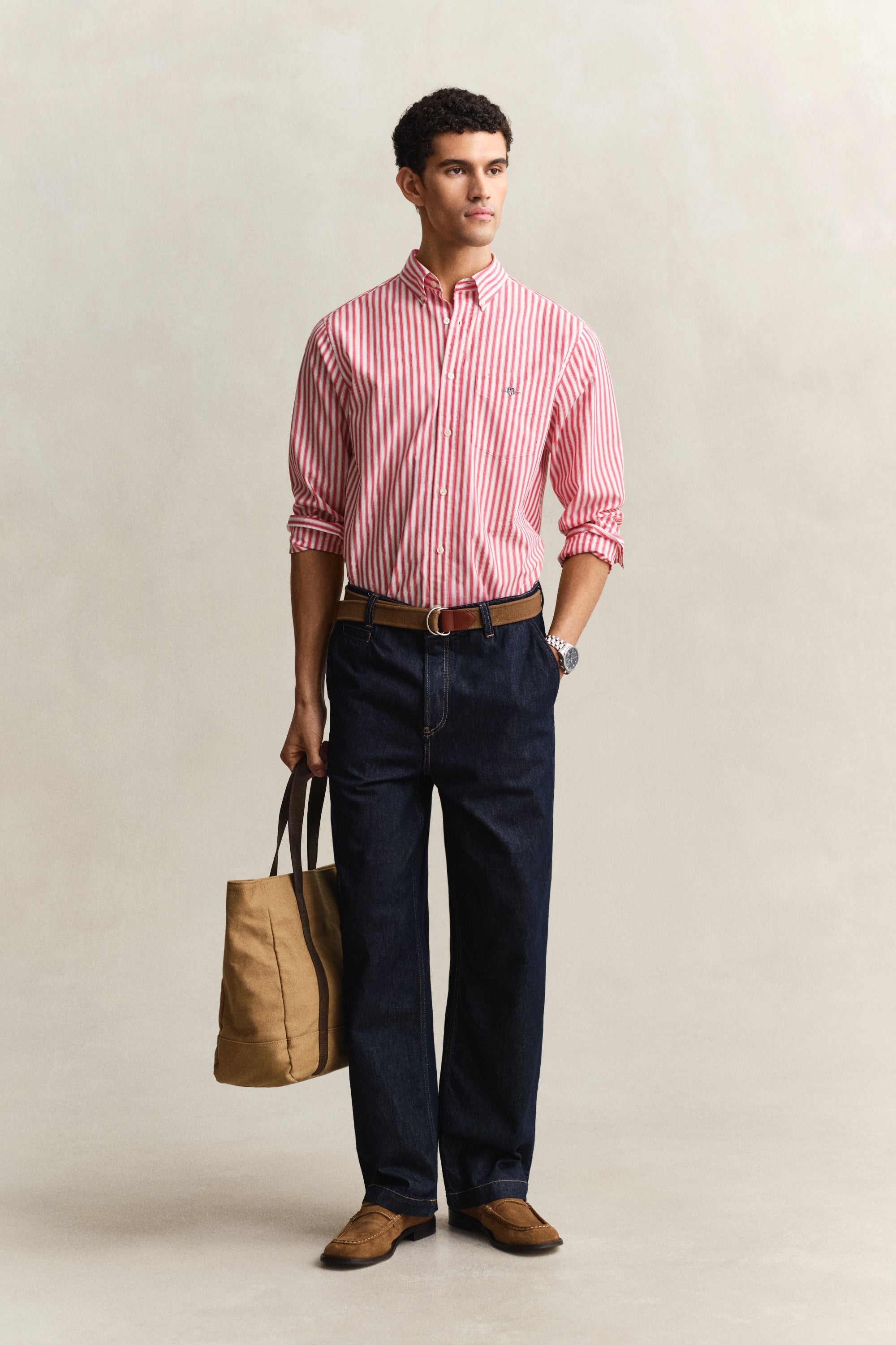 Regular Classic Poplin Stripe Shirt