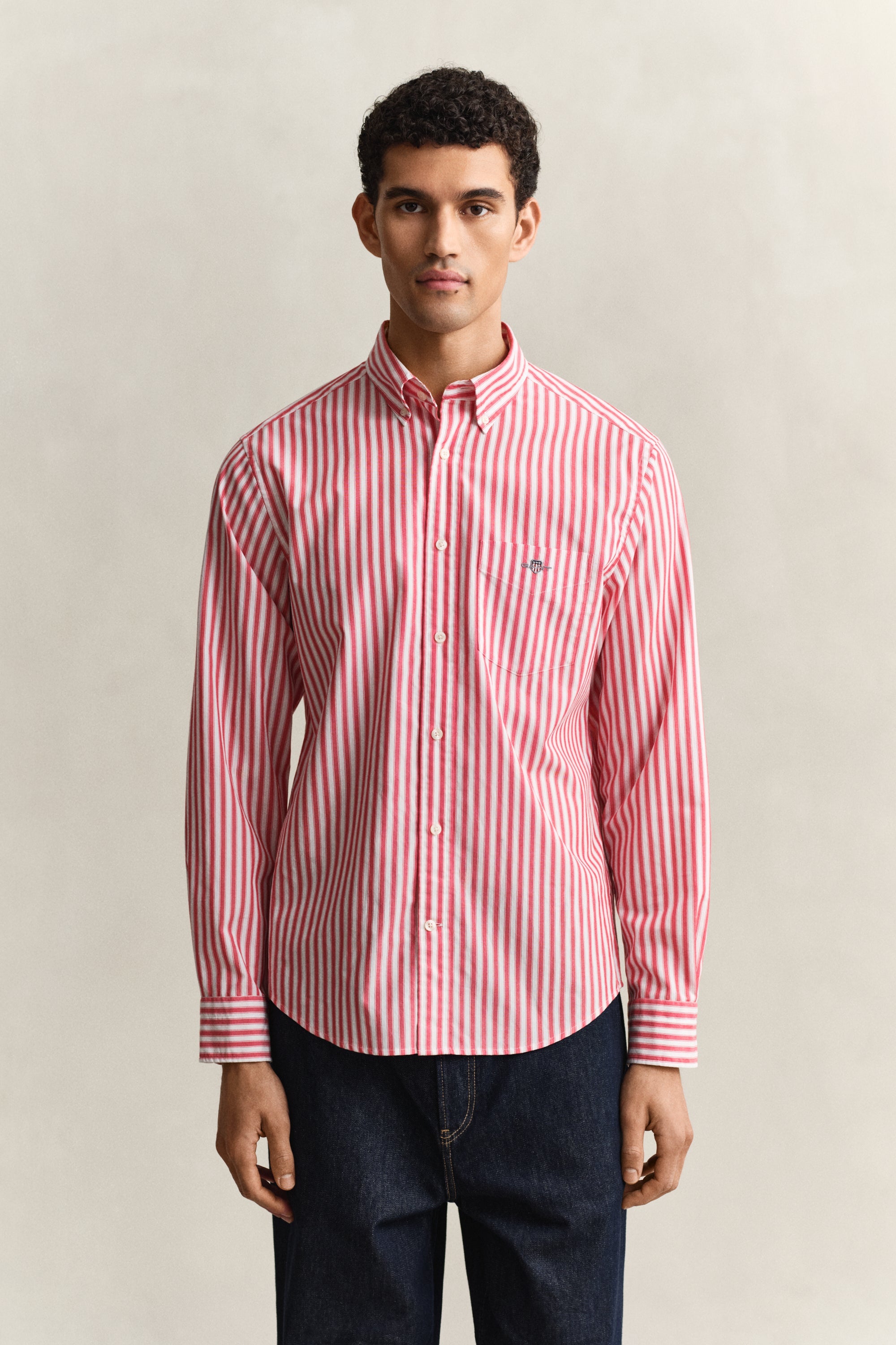 Regular Classic Poplin Stripe Shirt