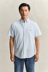 Regular Classic Poplin Stripe SS Shirt
