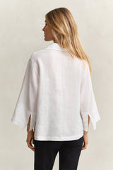 Relaxed Linen Popover Shirt