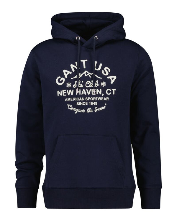 GRAPHIC HOODIE Blue / S