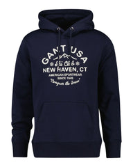 GRAPHIC HOODIE Blue / S