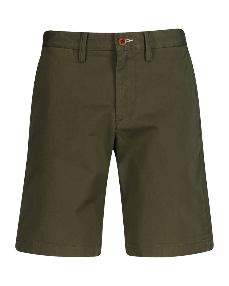 Slim Fit Twill Shorts