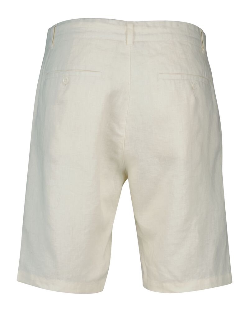 RELAXED LINEN DS SHORTS Beige / S