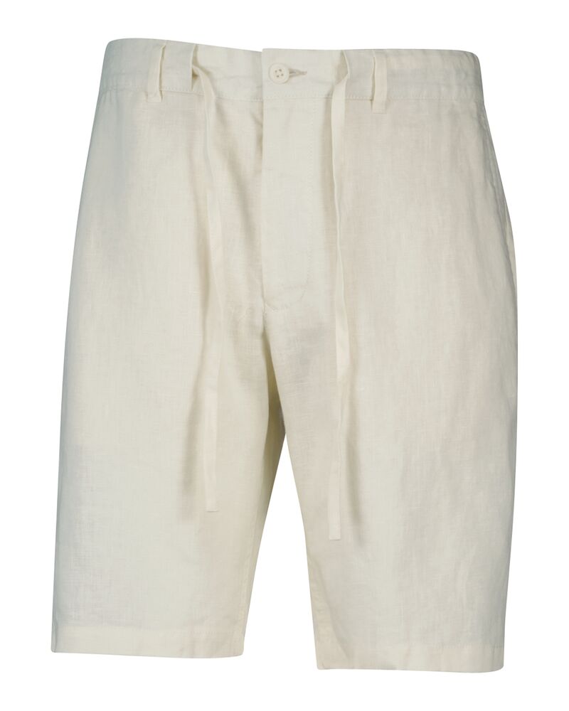 RELAXED LINEN DS SHORTS Beige / S
