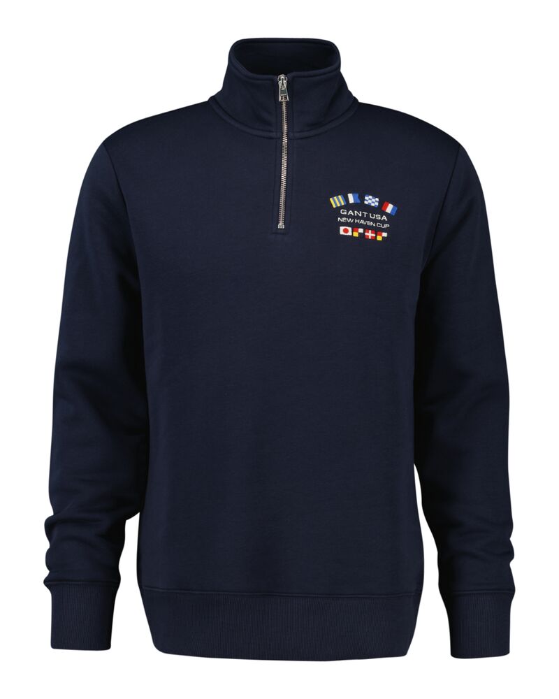 GRAPHIC HALF ZIP Blue / S