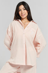 Peachaus Yew Striped Woven Cotton Shirt