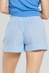 Peachaus Lomandra Striped Woven Cotton Shorts