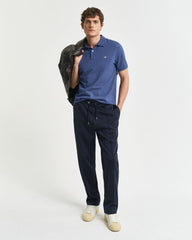 REG SHIELD SS PIQUE POLO Blue / S