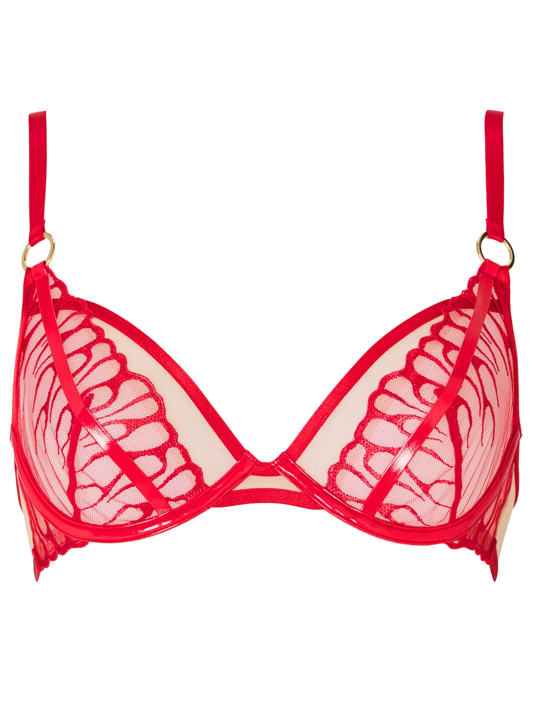 Ann Summers Flames of Passion Non-Padded Plunge Bra