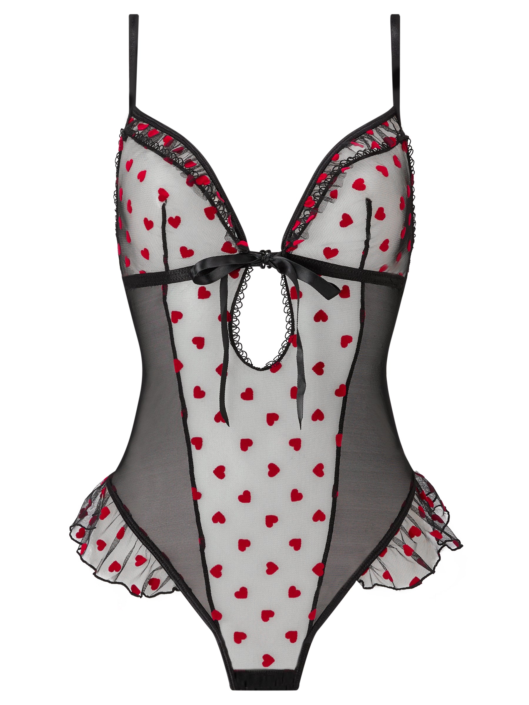 Ann Summers Queen of Hearts Crotchless Teddy