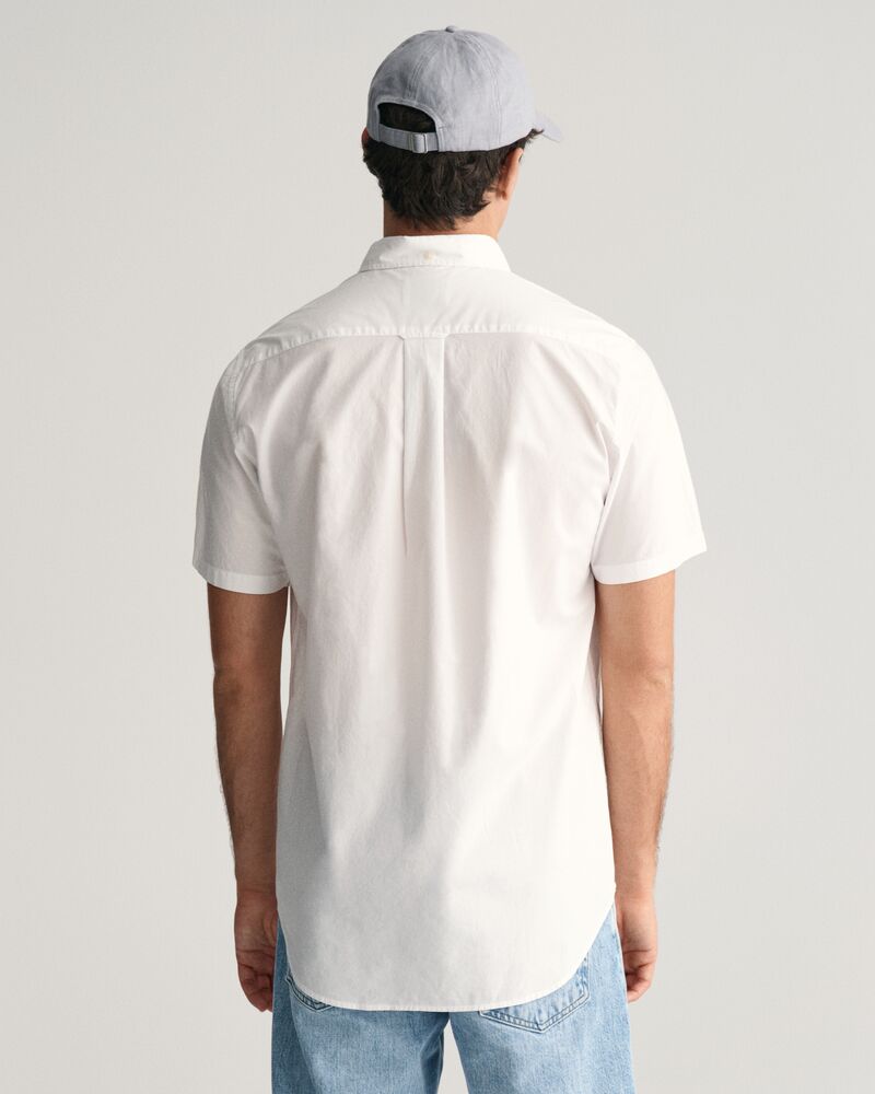 Regular Fit Classic Poplin Short Sleeve Shirt