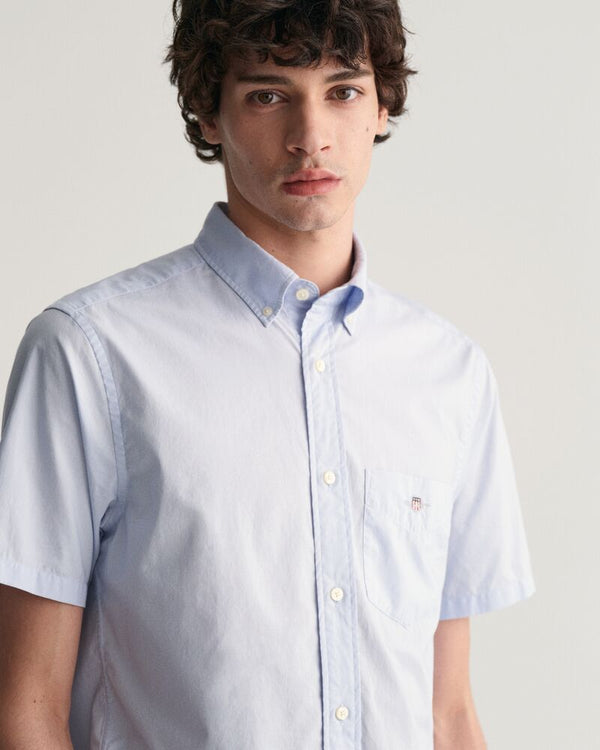 Regular Fit Classic Poplin Short Sleeve Shirt
