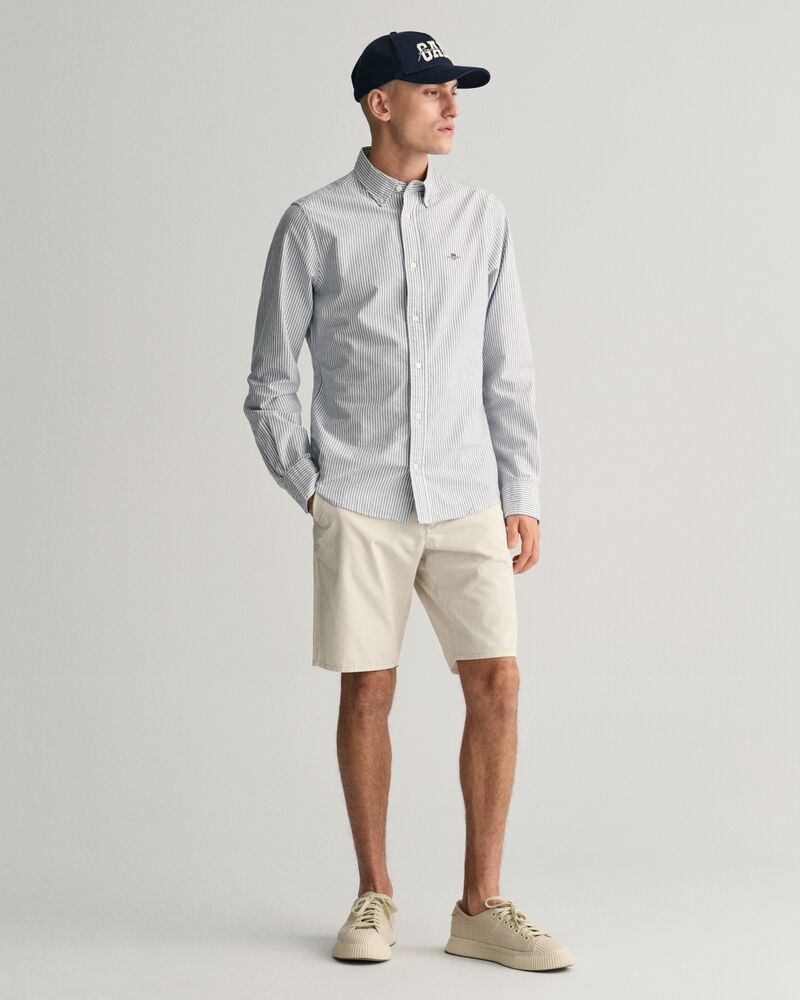 Slim Fit Banker Stripe Classic Oxford Shirt