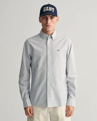 Slim Fit Banker Stripe Classic Oxford Shirt