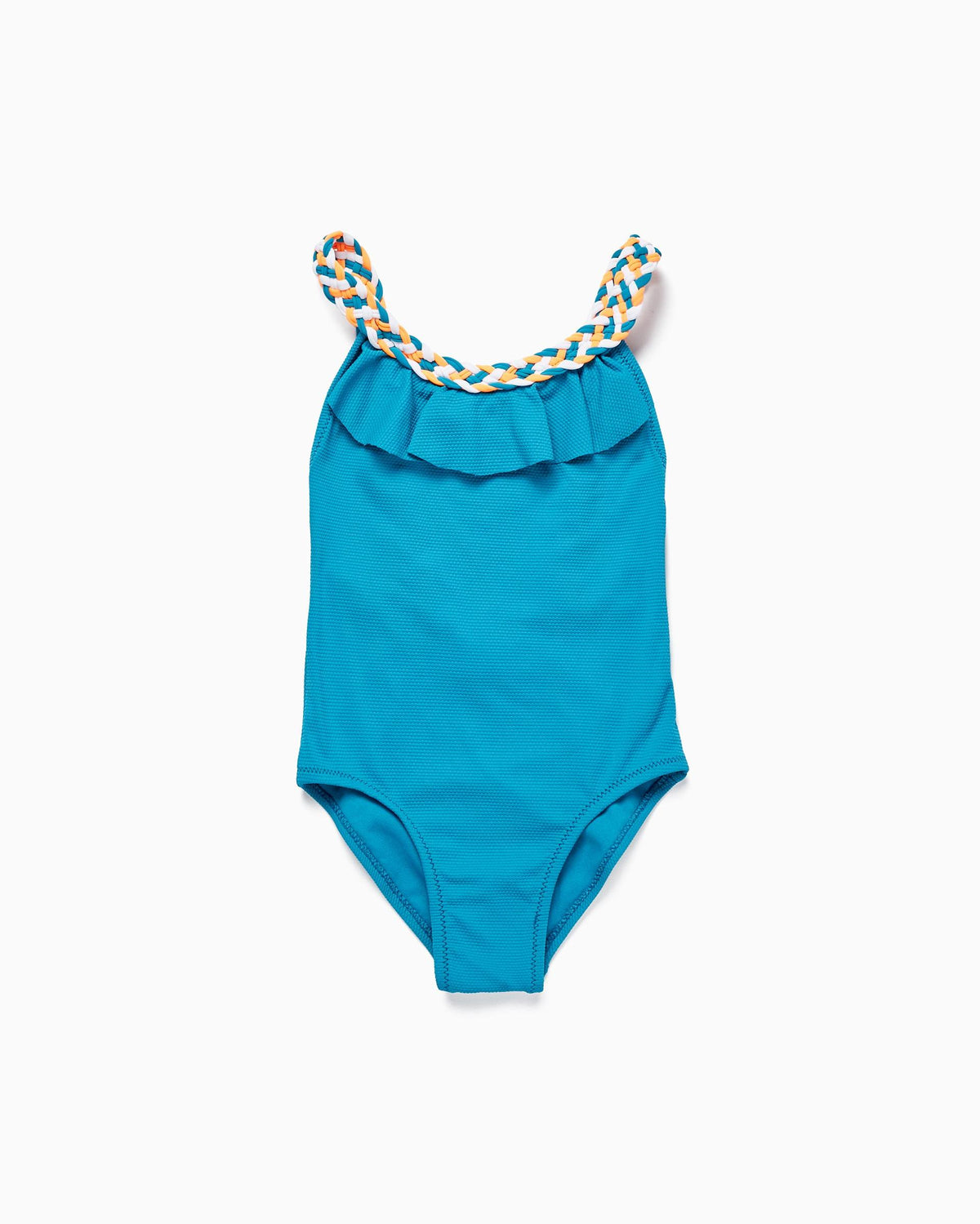 Swimsuit With Braided Strap For Girls
