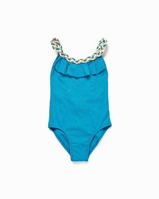 Swimsuit With Braided Strap For Girls
