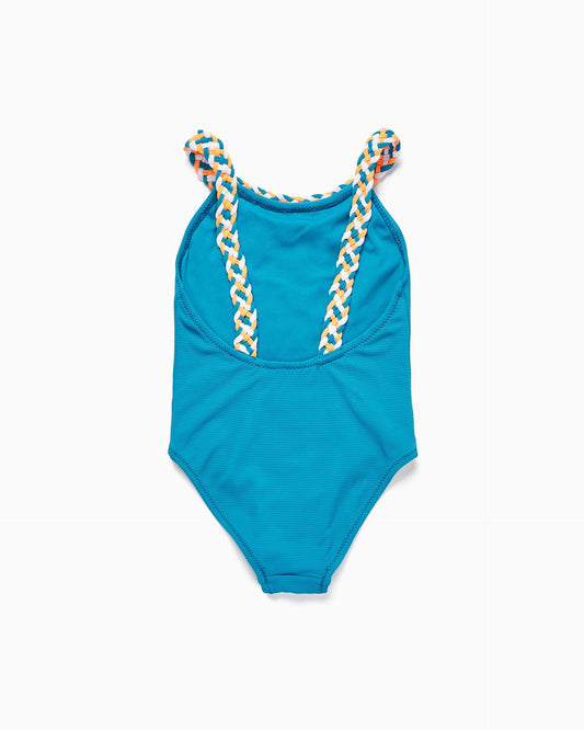 Swimsuit With Braided Strap For Girls