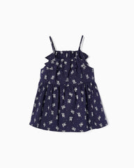 Cotton Top With Floral Pattern For Girls