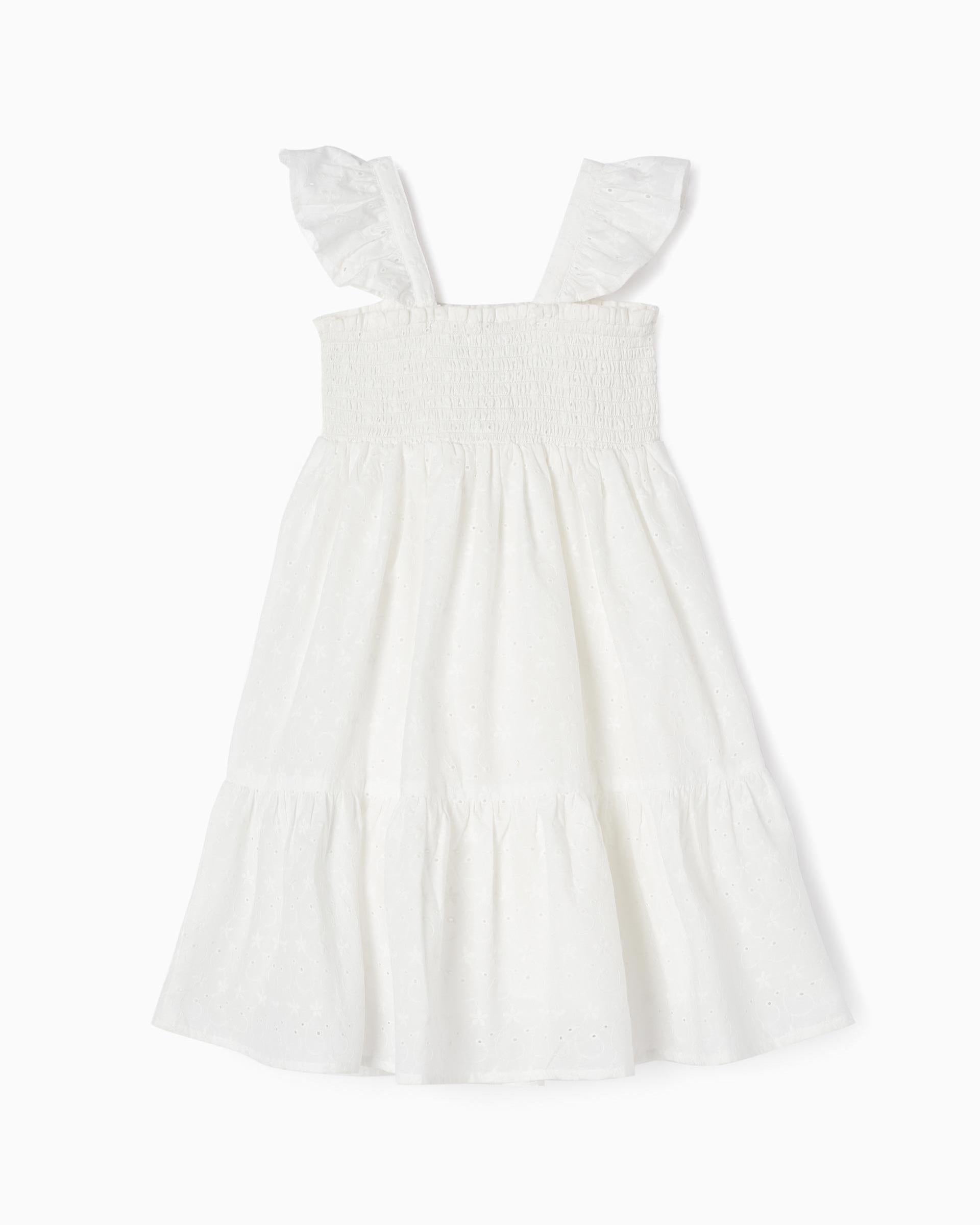 Dress With English Embroidery For Girls