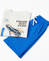 T-Shirt + Shorts For Boys 'Frog'