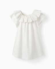 Dress With English Embroidery For Girls