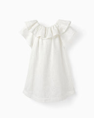 Dress With English Embroidery For Girls