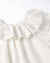 Dress With English Embroidery For Girls