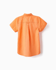 Cotton And Linen Shirt For Boys