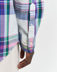 REG SEERSUCKER MADRAS SHIRT White / S