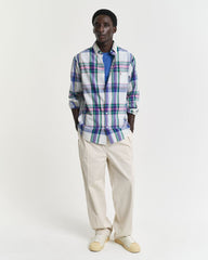 REG SEERSUCKER MADRAS SHIRT White / S