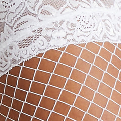 Ann Summers Lace Top Fishnet Hold Ups