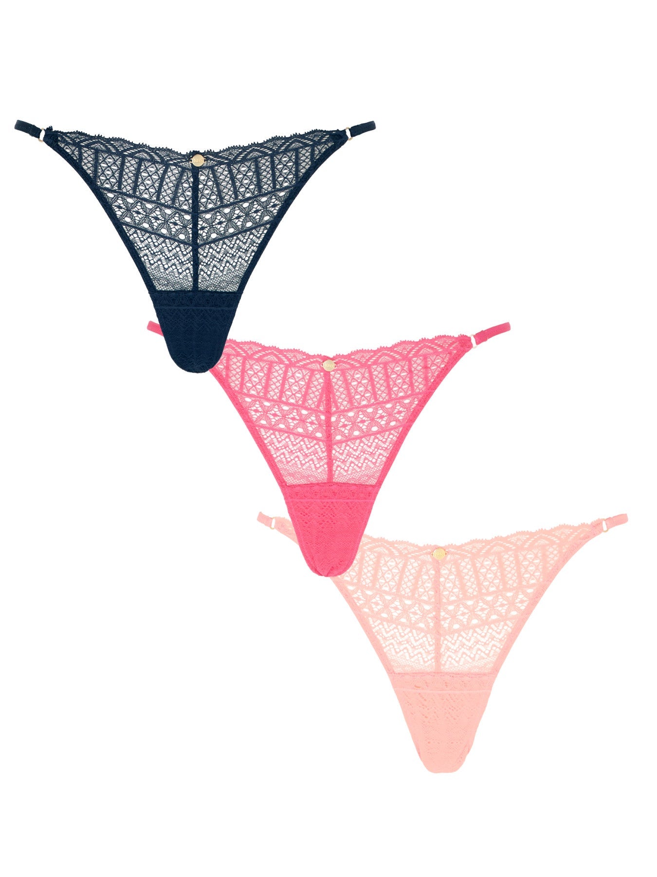 KBX 3 Pack Lace Brazilian