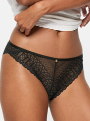 KBX 3 Pack Lace High Leg Brief