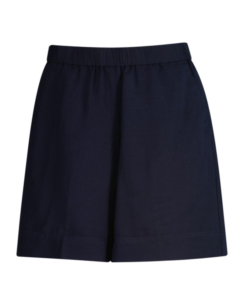 Relaxed Fit Linen Blend Pull-On Shorts